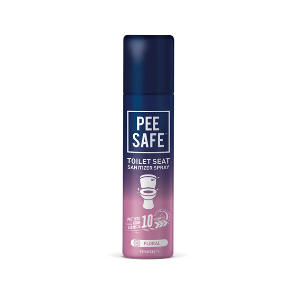 Pee Safe Toilet Seat Sanitizer Spray, Floral