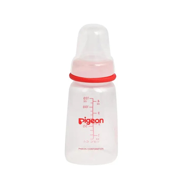 Pigeon Peristaltic Nipple Plastic Feeding Bottle, Small