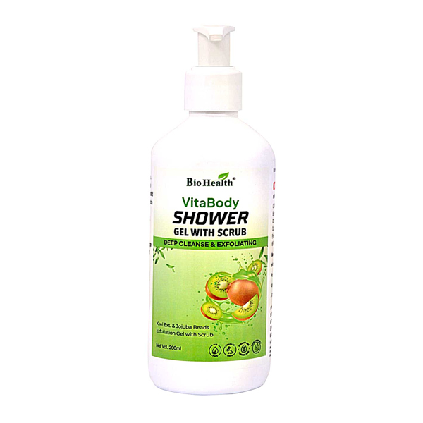 shower gel with scrub