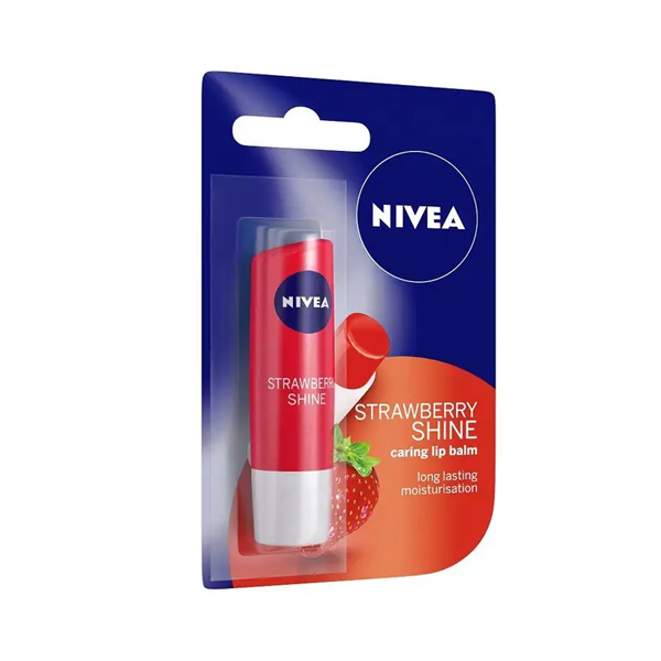 Nivea Lip Balm, Fruity Shine Strawberry